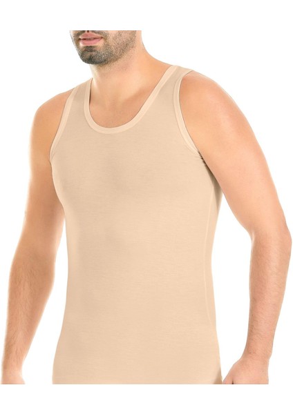 70 Erkek Modal Likralı Askılı Atlet 3 Adet