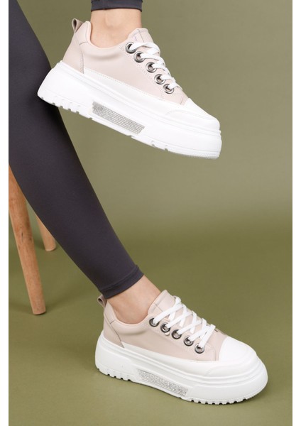 Vadese Kadın Bej Kadın Spor Ayakkabı modelleri