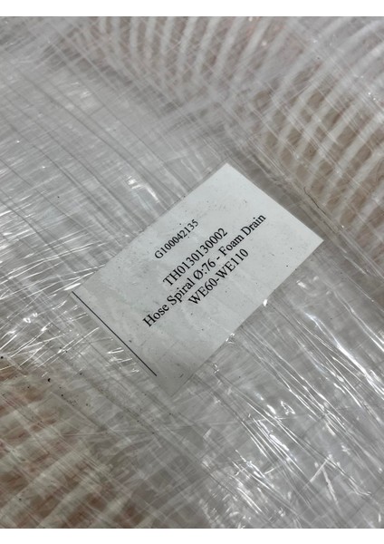 Tolon WE60-WE110 Köpük Tahliye Hortumu 76MM TH0130130002