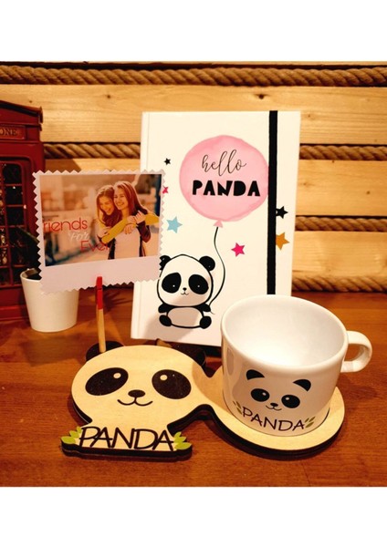 Masum Sevimli 3D Figürlü Kupa ve Defter Arkadaşa Hediye