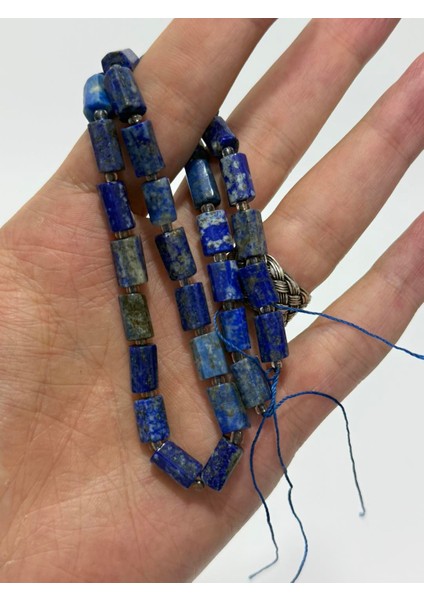 Silindir Faset Kesim Lapi Lazuli Taş Dizisi 6 x 9MM modelleri
