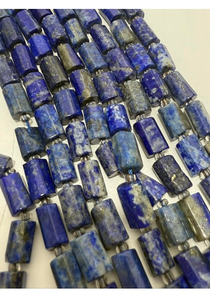 Silindir Faset Kesim Lapi Lazuli Taş Dizisi 6 x 9MM indirimleri