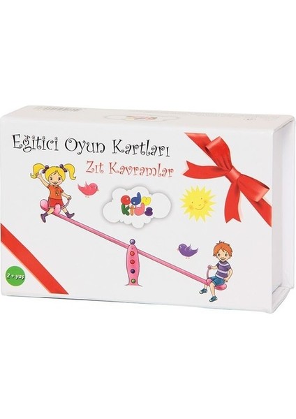 Zıt Kavramlar - Eğitici Oyun Kartları