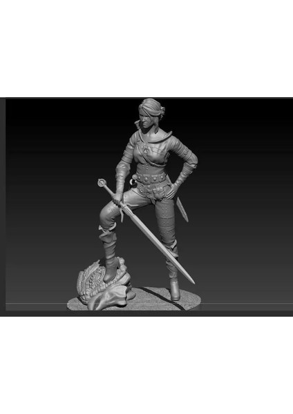 The Witcher 'ciri' Savaşçı Figürü - 10 cm
