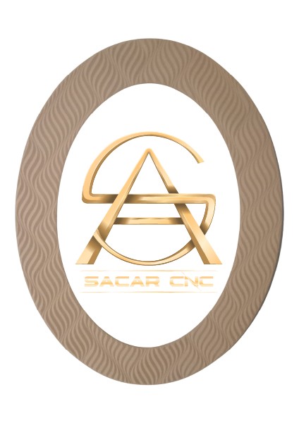 Sacarcnc - Dalga Desenli Ayna Çerçevesi (Boyanabilir)