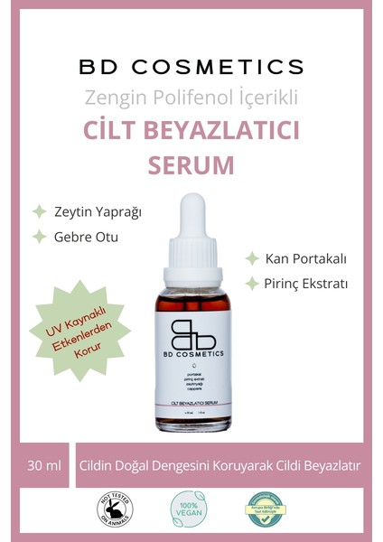 Cilt Beyazlatıcı Serum 30 Ml