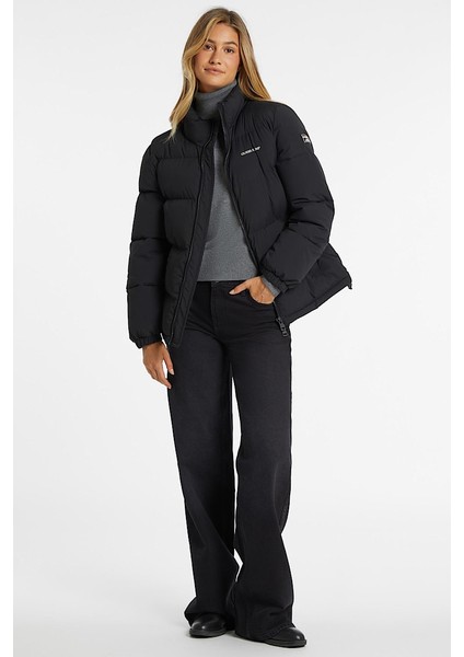 Kadın Şişme Mont - Siyah fırsatları