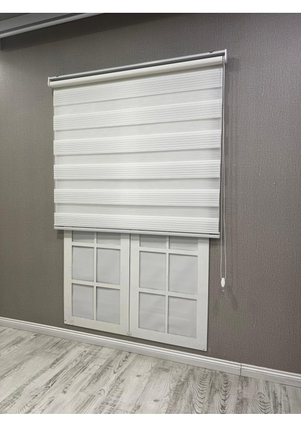 Donatti Güneşlik Zebra Stor Perde Geniş Plise Beyaz fiyatları