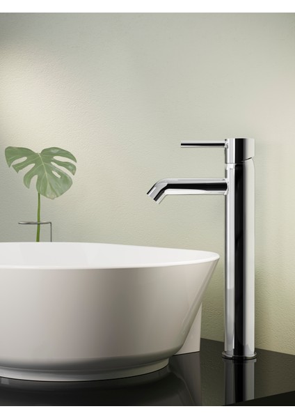 Minimax S A41990 Yüksek Lavabo Bataryası, Krom
