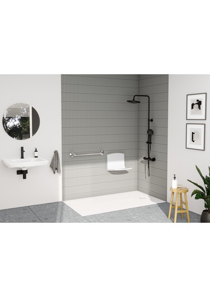 S20 5289B003-0001 Özel İhtiyaç Lavabosu, 60 cm, Beyaz