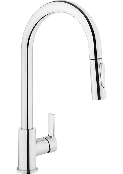 Maestro A42145 Pull-Down Eviye Bataryası, Krom