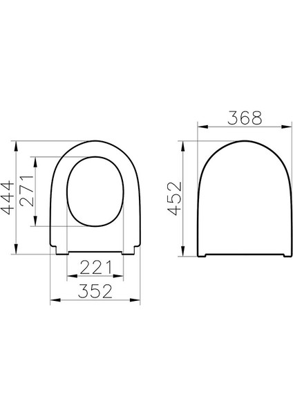 Nest QuantumFlush Asma Klozet ve Etekli Soft Klozet Kapağı Seti, Beyaz