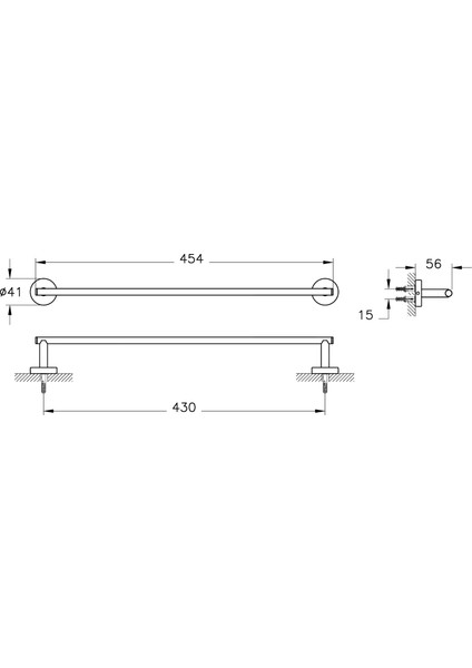 Base 200 A44100 Uzun Havluluk, Krom