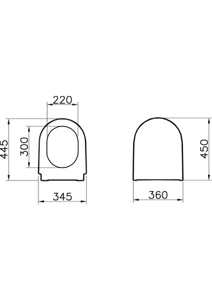 Nest 89-003R009 Klozet Kapağı, Yavaş Kapanır, Kolay Çıkabilir, Beyaz