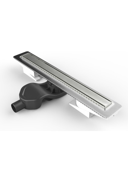 V-Flow Elegant 59980226000 Duş Kanalı, 50 cm, Yandan S, H: 60, Mat Krom