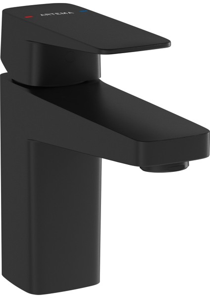 Root A4273236 Square Lavabo Bataryası, Mat Siyah