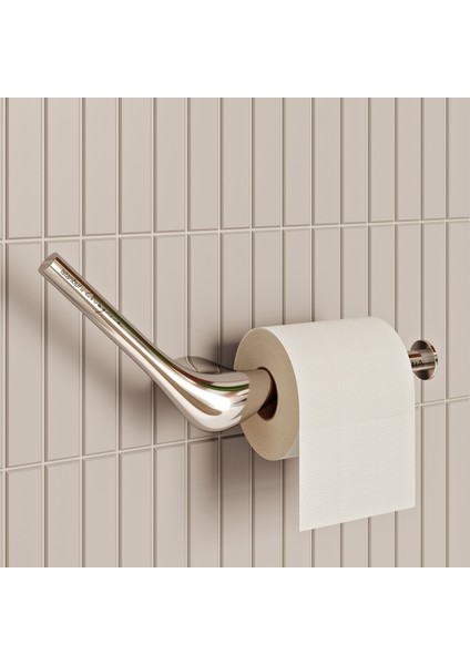İstanbul A48001 Tuvalet Kağıtlığı, Tekli, Krom