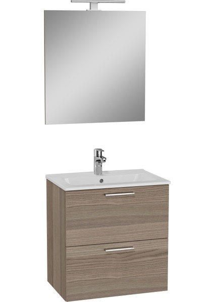 Mia 75103 Banyo Dolabı Seti, Çekmeceli, 60 cm, Cordoba