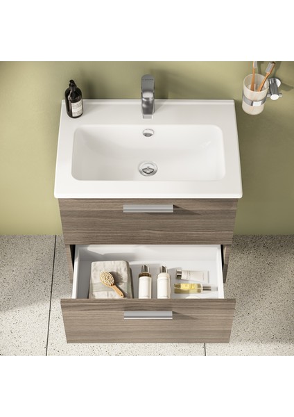 Mia 75103 Banyo Dolabı Seti, Çekmeceli, 60 cm, Cordoba