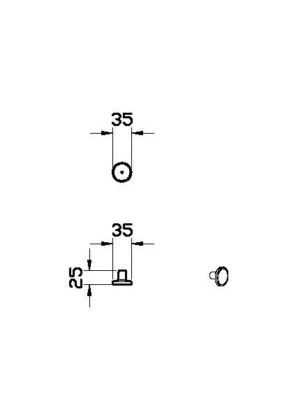 Root 68601 Groove Kulp, Krom