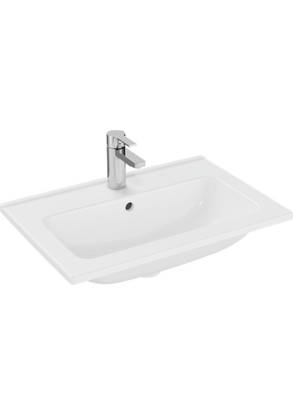 Mia 7461L003-0002 Etajerli Lavabo, 60 cm, Beyaz