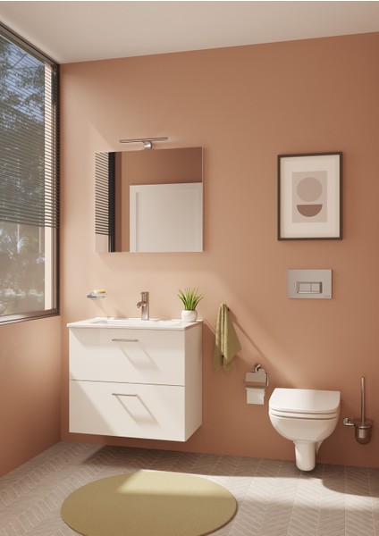 Ardea 67088 Banyo Dolabı Seti Çekmeceli, 70 cm, Parlak Beyaz fiyatları