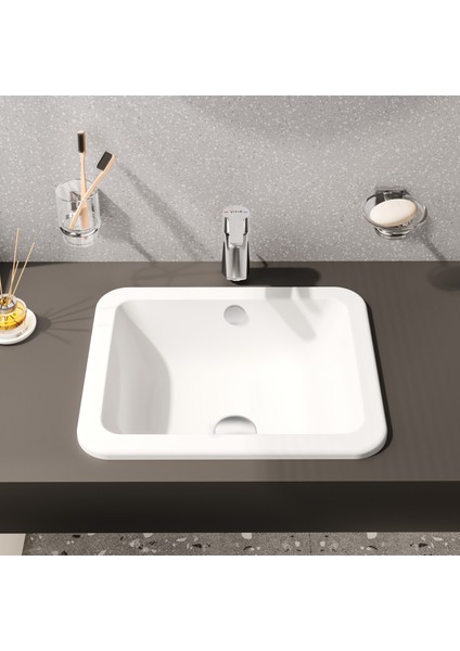 VitrA Q-Line A44992 Katı Sabunluk, Krom