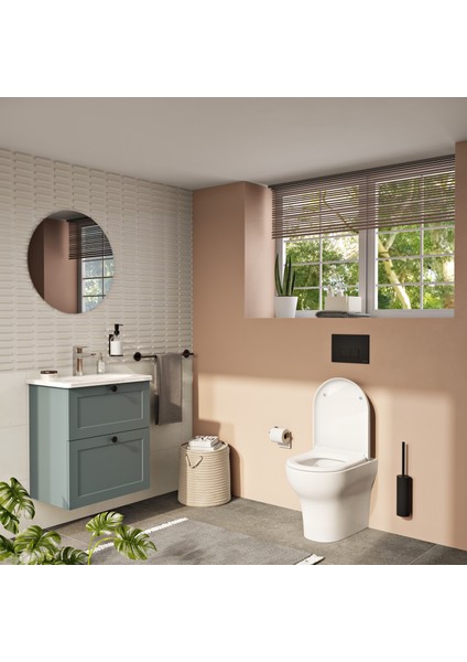 Root Square A42731 Yüksek Lavabo Bataryası, Krom