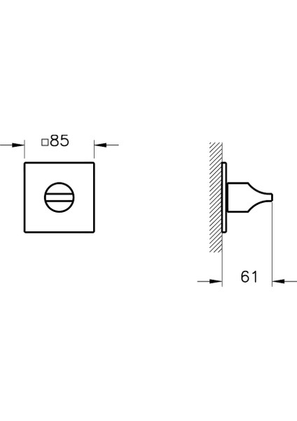 Suit A4283939 Yönlendirici, 3 Yollu, Parlak Siyah