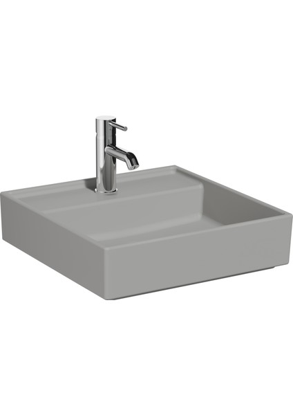 ArchiPlan 7413B076-0041 Lavabo, Mat Taş Gri 45x46