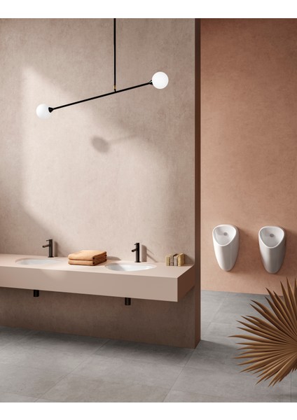 Plural 7812B403-0016 Üçgen Alçak Çanak Lavabo, VitrA Clean, 47 cm, Beyaz
