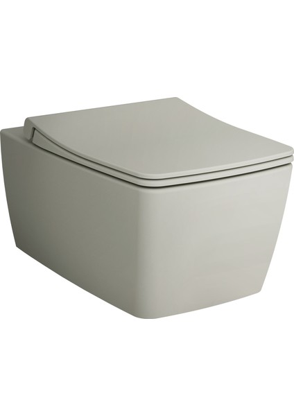 Metropole 7672B020-0559 Rim-ex Asma Klozet, 56 cm, Mat Bej
