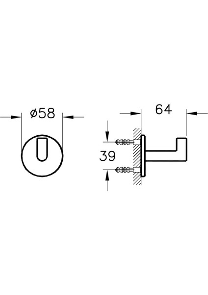 Origin A44884 Tekli Askı, Krom