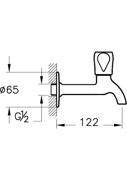 A41584 Uzun Musluk, Krom