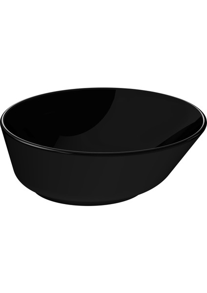 Geo 7421B070-0016 Yuvarlak Çanak Lavabo, 38 cm, Siyah
