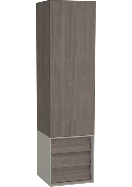 Frame 61259 Boy Dolabı, Çekmeceli, 40 cm, Mat Soft BeJ