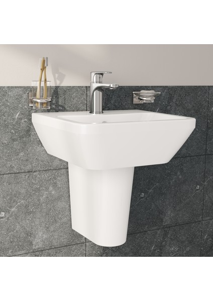 Root Round A42706 Yüksek Lavabo Bataryası, Krom