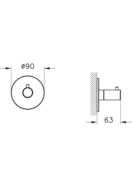 Origin A42857 Ankastre 2 Yollu Yönlendirici, Krom