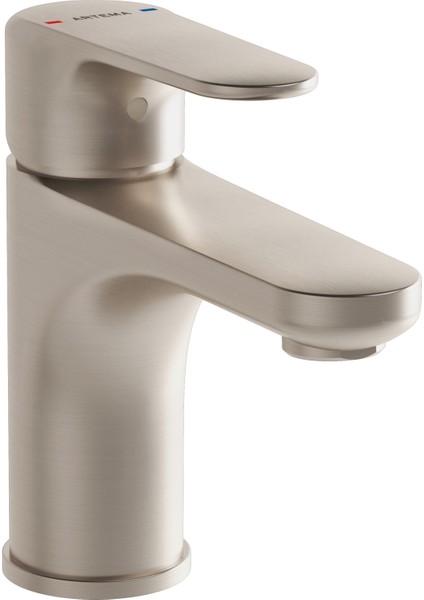 Root Round A4270534 Lavabo Bataryası, Fırçalı Nikel