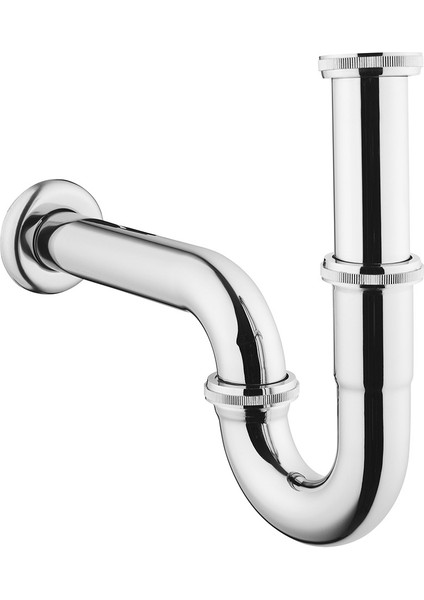 A45151 Lavabo Sifonu, P Tipi, Krom