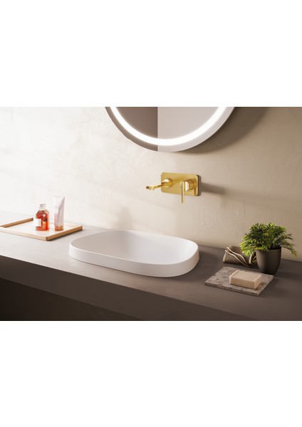Frame 5653B403-0016 Tezgah Üstü TV Lavabo, VitrA Clean, 57 cm, Beyaz modelleri