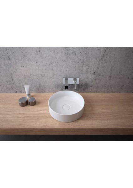 Memoria M58000005000 Infinit Yuvarlak Çanak Lavabo, 40 cm, Beyaz fiyatları