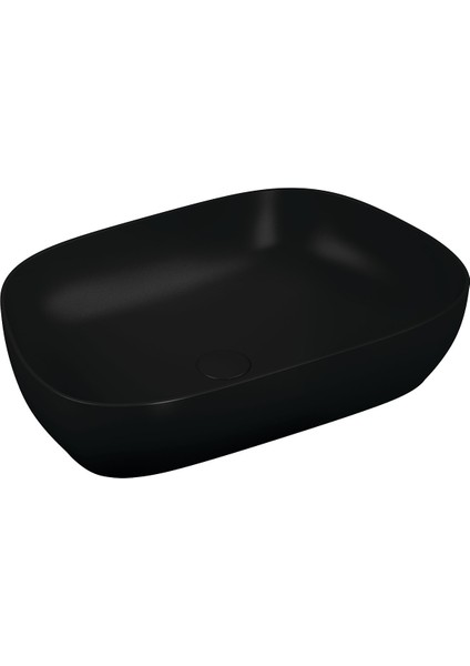 Outline 5993B483-0016 TV Çanak Lavabo, 63 cm, Mat Siyah