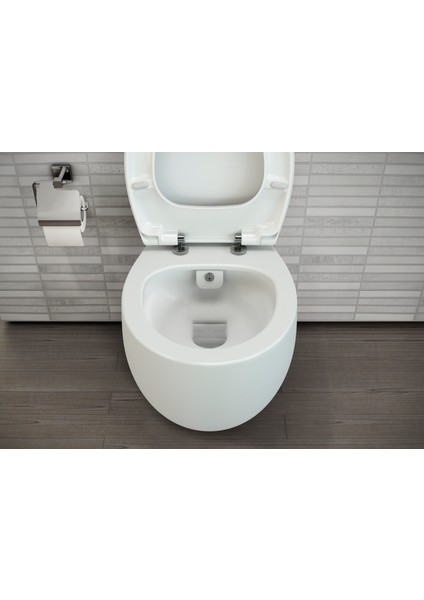 Memoria 5885B401-0559 Rim-ex Asma Klozet, VitrA Clean, 54 cm, Mat Beyaz