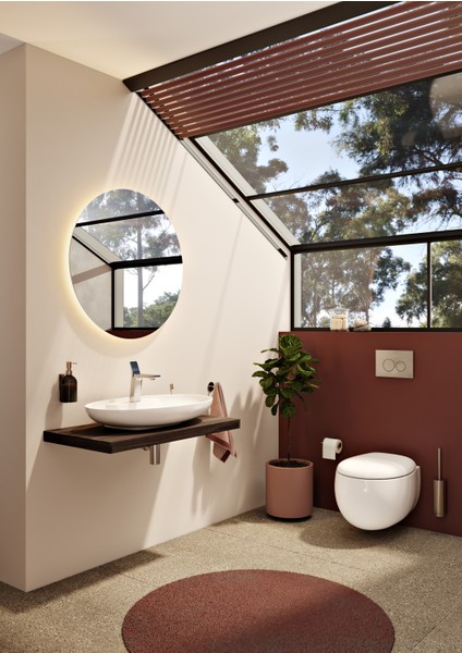 Memoria 5885B401-0559 Rim-ex Asma Klozet, VitrA Clean, 54 cm, Mat Beyaz