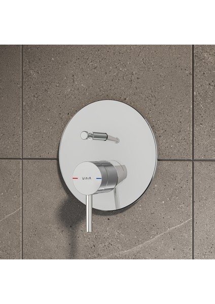 Origin A42620 Ankastre Banyo Bataryası, Sıva Üstü, Krom