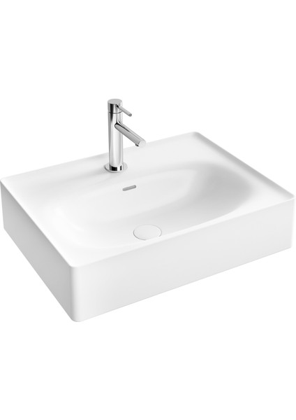 Equal 7241B403-0001 Lavabo, Beyaz, 60 cm