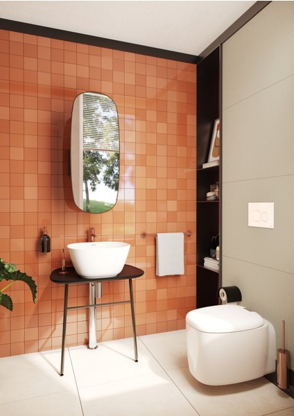 Origin A4255826 Çanak Large Lavabo Bataryası, Bakır