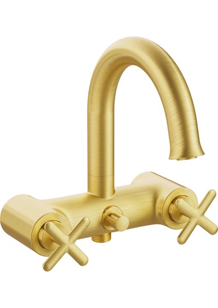 Origin Classic A4289325 Banyo Bataryası, Fırçalı Altın