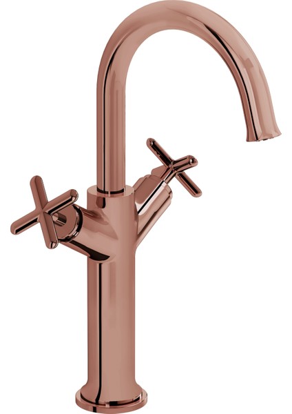 Origin Classic A4288629 Çanak Lavabo Bataryası, Çift Kumandalı, Soft Bakır